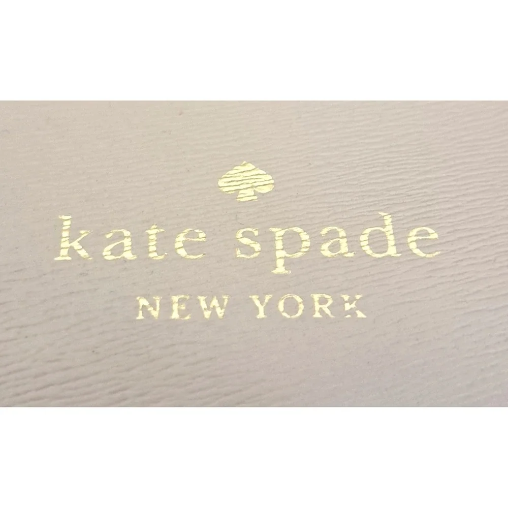 Kate Spade New York Kaci Small‎ Tote Handbag Soft Taupe Green Interior 10